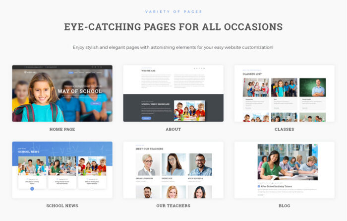 Scholary - Tema WordPress Sekolah Dasar - Fitur Gambar 2