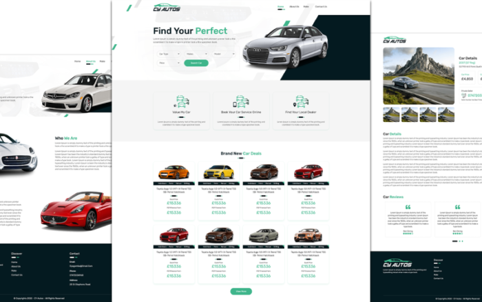 CY Autos Bootstrap 5, HTML 5 Template