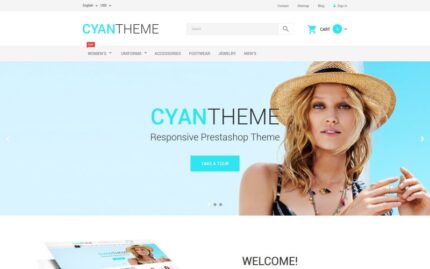 Tema PrestaShop CyanTheme