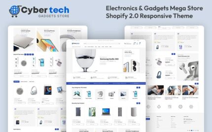 Cybertech - Toko Elektronik & Gadget Mega Tema Shopify 2.0 Responsif Serbaguna