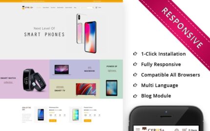 Cyrus - The Electronic Store Responsive OpenCart Template