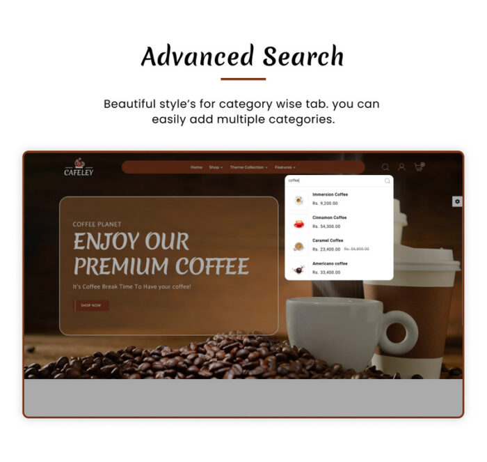 Tema Cafeley VIP Mega Coffee–Tea Nature Shopify 2.0. - Fitur Gambar 6