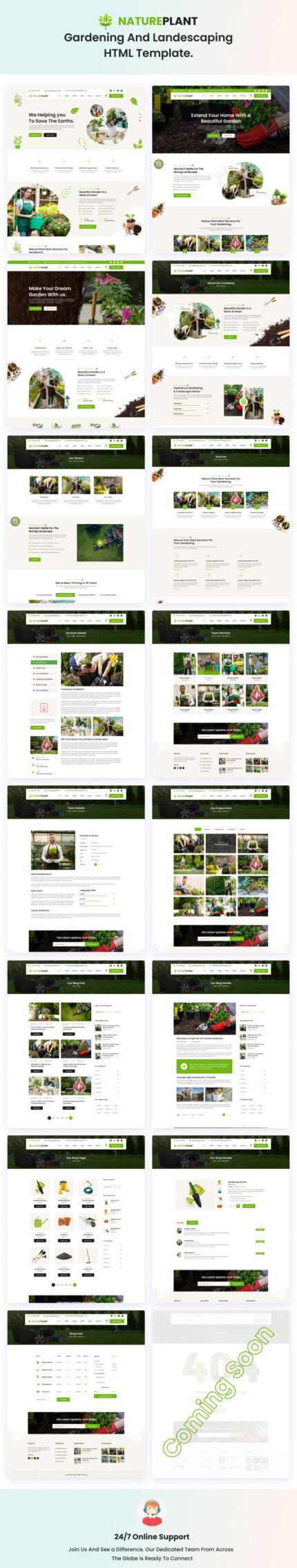 NaturePlant - Template HTML Berkebun dan Lansekap. - Fitur Gambar 1