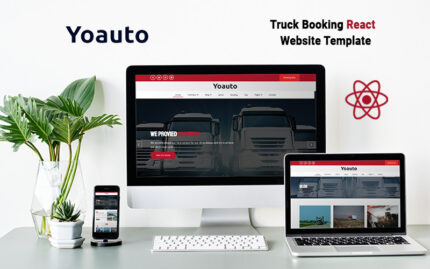 Yoauto - Template Situs Web React Pemesanan Truk - Fitur Gambar 1