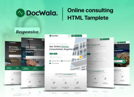 DocWala - Template HTML Konsultasi Dokter & Layanan Kesehatan Online - Fitur Gambar 1