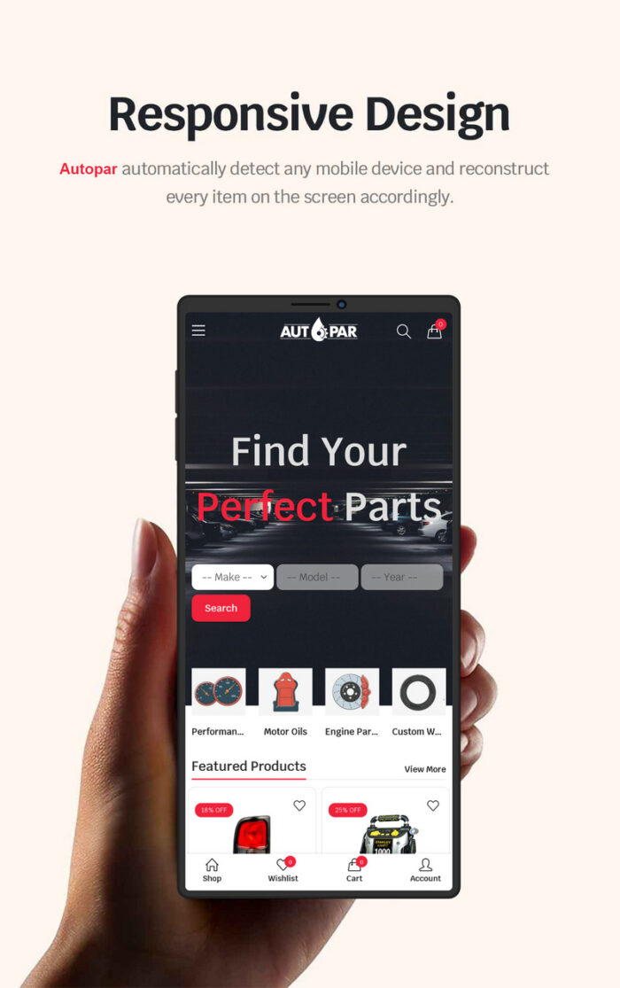 Autopar - Tema WordPress WooCommerce Toko Suku Cadang Mobil & Dukungan RTL - Fitur Gambar 7