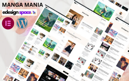 Manga Mania - Tema WordPress Anime dan Manga - Fitur Gambar 1