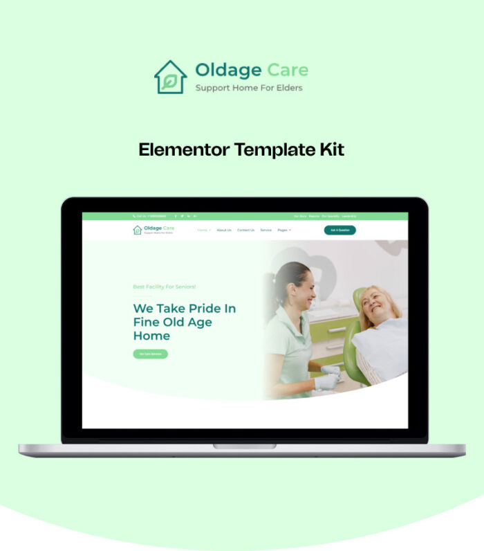 OldAge - Kit Perawatan Lansia Elementor - Fitur Gambar 1