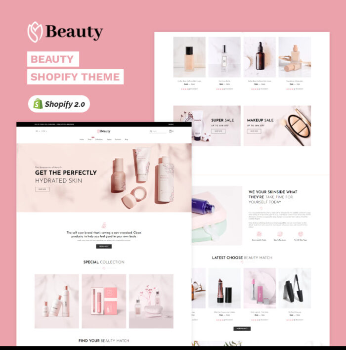 Kecantikan - Toko Kosmetik & Kecantikan Tema Responsif Serbaguna Shopify 2.0 Tingkat Tinggi - Fitur Gambar 1