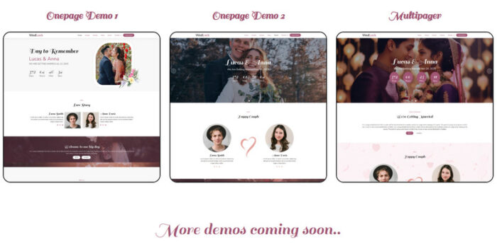 WedLock - Template HTML Pernikahan & Pertunangan Terbaik - Fitur Gambar 1