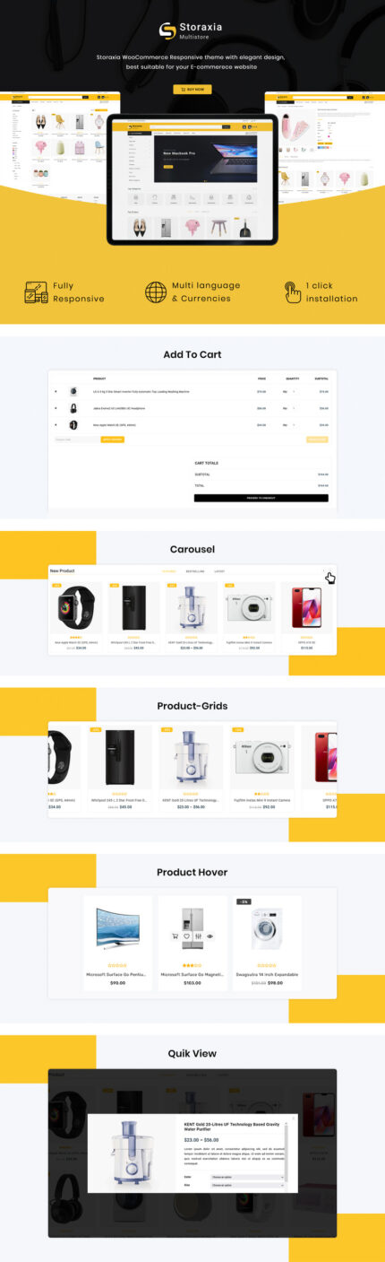 Storaxia - Tema WooCommerce Serbaguna - Fitur Gambar 1