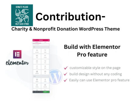 Tema wordpress Donasi Amal dan Nirlaba - Fitur Gambar 1
