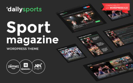 DailySports - Tema WordPress Majalah Olahraga