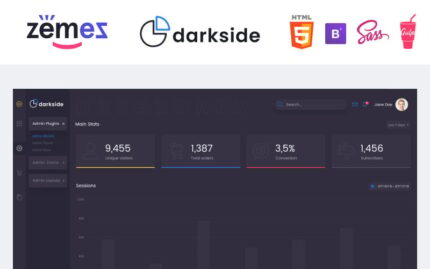 Darkside - Multipurpose Dashboard Stylish Admin Template