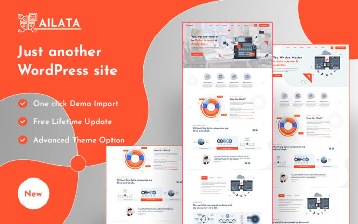 Tema WordPress Analisis Ilmu Data & Pembelajaran Mesin