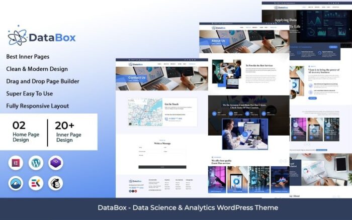 DataBox - Tema WordPress Ilmu Data & Analisis