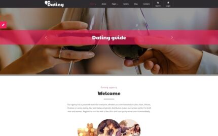 Dating Joomla Template