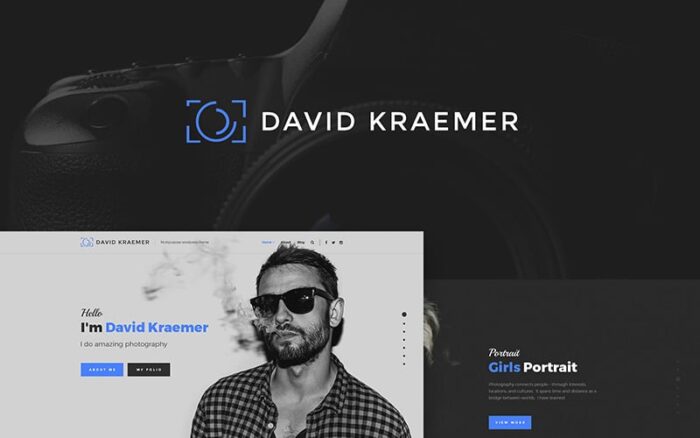 David Kraemar - Tema WordPress Fotografer