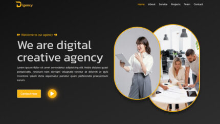 Digency - Template HTML5 Responsif - Fitur Gambar 1