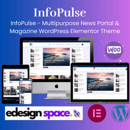 InfoPulse - Tema WordPress Elementor Portal Berita & Majalah Serbaguna - Fitur Gambar 1