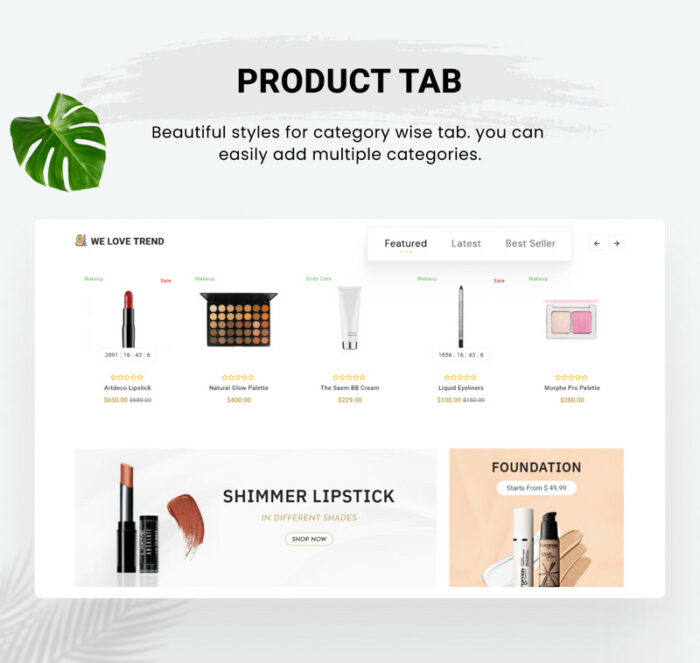 Toko Responsif Sephoria Bio–Kosmetik Kesehatan–Kecantikan Shopify 2.0 - Fitur Gambar 9