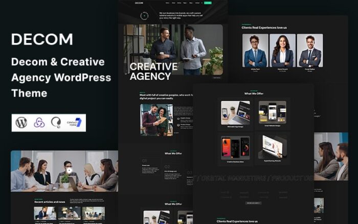 Decom - Tema WordPress Agensi Kreatif