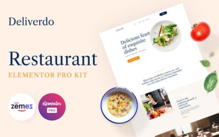 Deliverdo - Best Food Delivery Elementor Kit