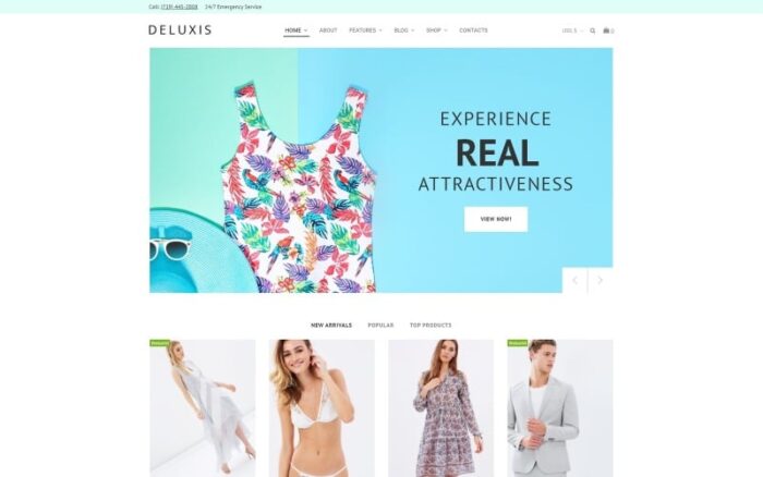 Deluxis - Tema Elementor WooCommerce Toko Busana