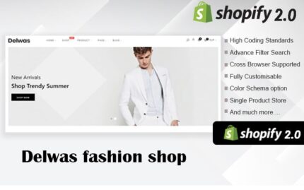 Delwas Fashion Multipurspose Shopify Theme