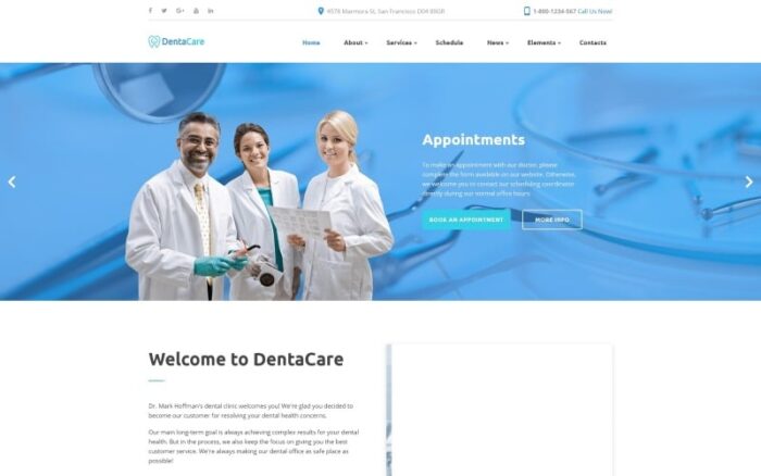 DentaCare - Template Situs Web Klinik Gigi Siap Pakai