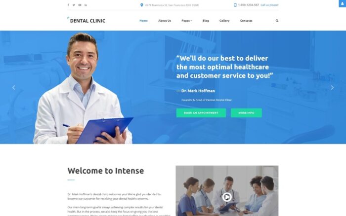 Klinik Gigi - Template Joomla Responsif Kedokteran Gigi