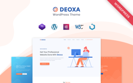 Deoxa - Tema Halaman Arahan WordPress