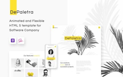 DePaletra - Templat Situs Web Studio Desain Web