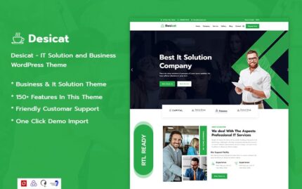 Desicat -  IT Solution And Business Services WordPress Theme