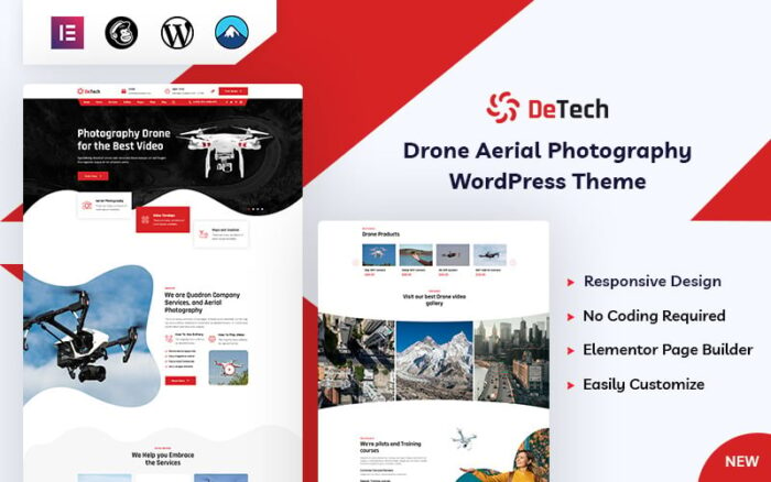 Detech - Tema WordPress Drone