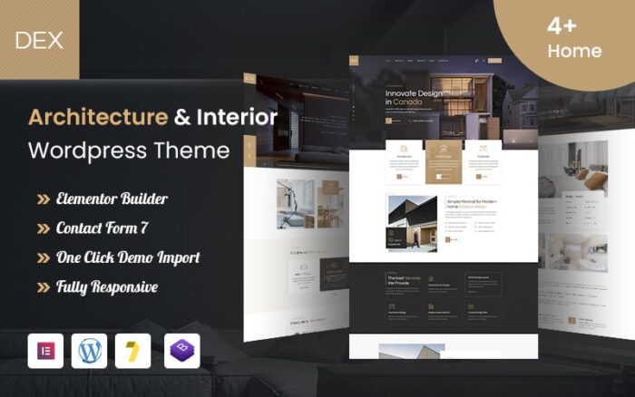 DEX - Tema WordPress Arsitektur, Furnitur & Desain Interior