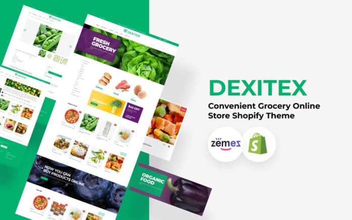 Dexitex - Tema Shopify Toko Kelontong Online yang Praktis