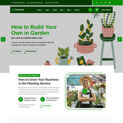 Muqtadir - Template Situs Web HTML5 Berkebun & Lanskap - Fitur Gambar 2