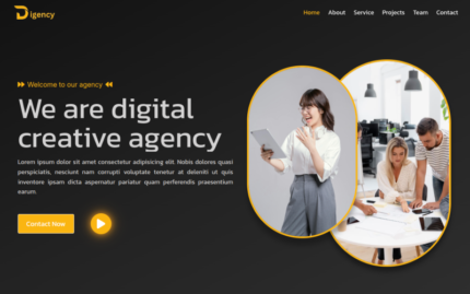 Digency - Responsive HTML5 Template