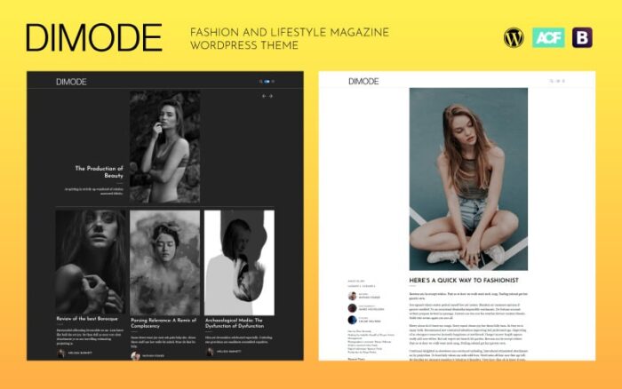 DIMODE - Tema WordPress Majalah Mode dan Gaya Hidup