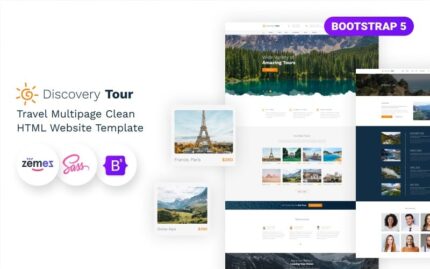 Discovery Tour - Template Situs Web HTML5 Agen Perjalanan