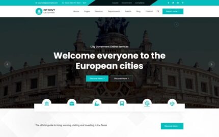 DIT GOVT – City Government HTML5 Template