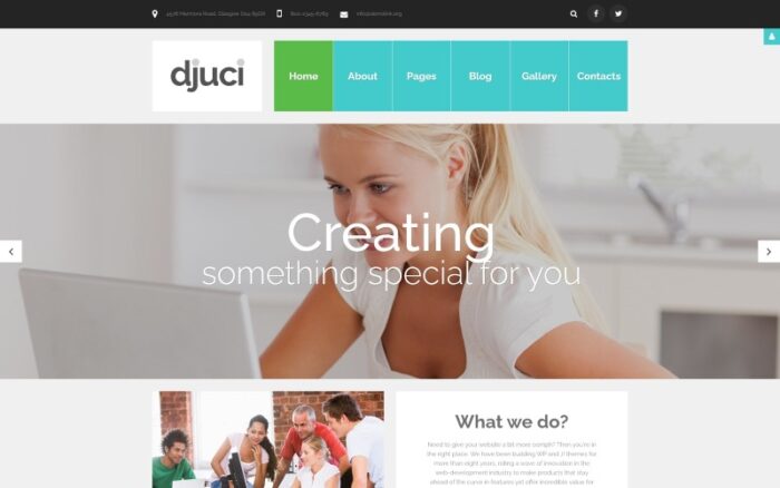 Djuci - Template Joomla Agensi Desain Web