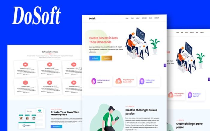 DoSoft - Template Bootstrap5 untuk Startup, Aplikasi, Teknologi & Perangkat Lunak