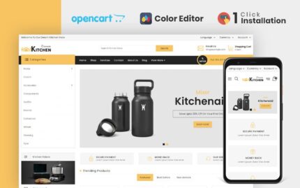 Dream Kitchen Accessories Store OpenCart Template