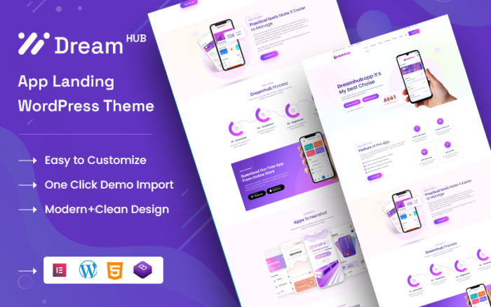 DreamHub - Tema WordPress Aplikasi & Perangkat Lunak