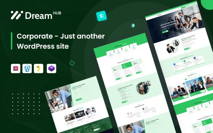 DreamHub - Tema WordPress Konsultasi Perusahaan & Bisnis