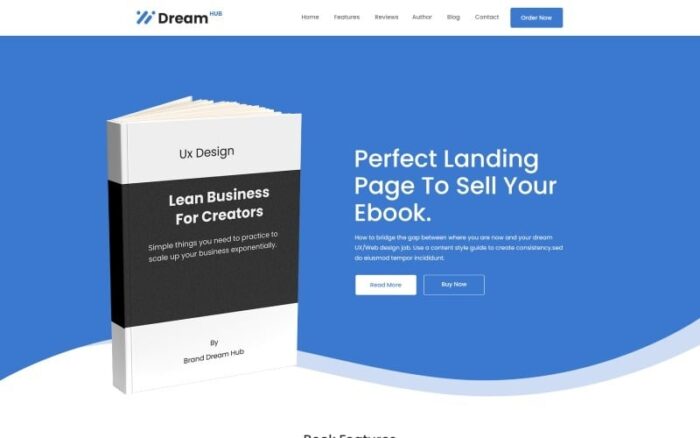 Dreamhub - Ebook HTML5 Template