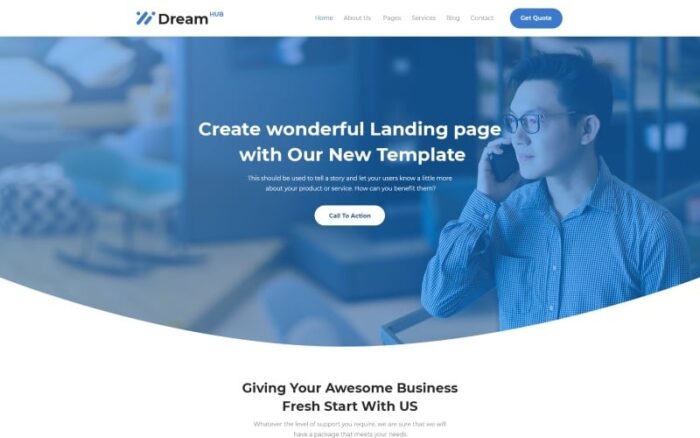 Template HTML5 Generasi Prospek DreamHub