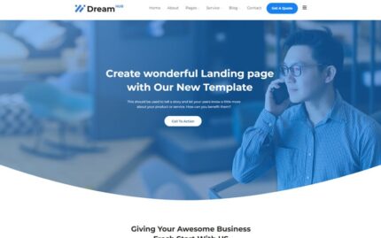 DreamHub  Lead Generation WordPress Theme